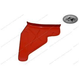 Chain Guard Plastic RED all KTM GS models 1974-1975, original new old stock part in ABS Plastic