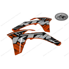 Spoiler Kit Orange with Graphics KTM SX/XC 2012 7720805400004E