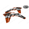 Spoiler Kit Orange with Graphics KTM SX/XC 2012 7720805400004E
