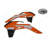 Spoiler Kit Orange mit Dekor KTM 85 SX 2016 4710805400004C