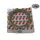 Clutch disc kit Sinter Husqvarna 250/390/430/500 2-stroke and 510/610 4-stroke models 1976-1991, small clutch t