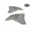Radiator Spoiler Set white KTM SX/SXF 2008-2010 new old stock part 7730805410020
