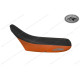 Seat black orange KTM 620 SC 1999 used 58307340700, seat cover should be rep