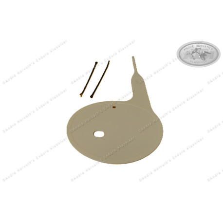 André Horvath's - enduroklassiker.at - Yamaha Vintage MX Parts - Front number plate white YZ 1980-1981