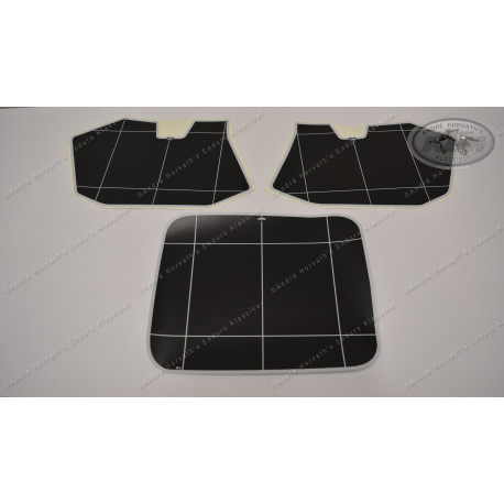 Startnummernaufkleber Set schwarz KTM MX Modelle 1984