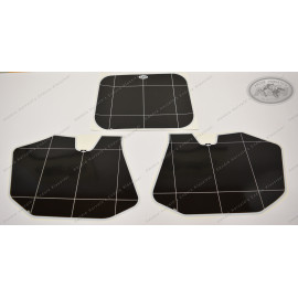 Startnummernaufkleber Set schwarz KTM MX Modelle 1985-1986