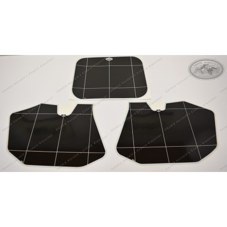 Startnummernaufkleber Set schwarz KTM MX Modelle 1985-1986