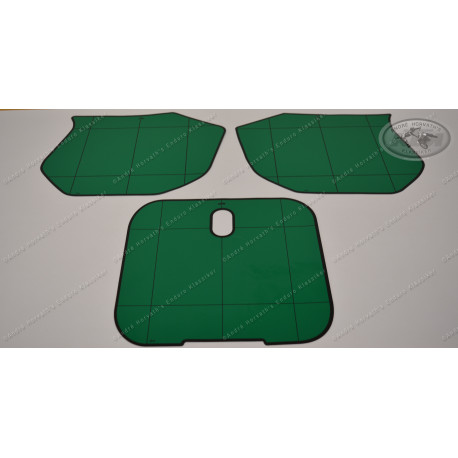 Number Plate Decal Kit Green KTM 125/250/350/500 MX 1987-1989