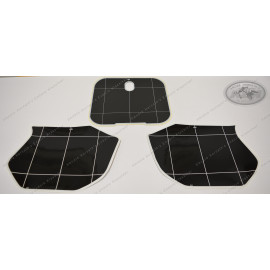 Number Plate Decal Kit Black KTM 125/250/350/500 MX 1987-1989