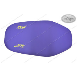 Seat Cover Purple with yellow Logo KTM 400 LC4, 620 LC4 Supercompetition Model 1996