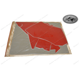 Number Plate Decal Set Red KTM EXC 2005-2007 5480808820038 Original new old stock