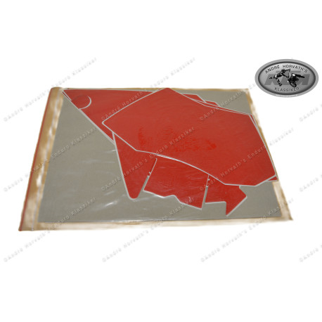 Number Plate Decal Set Red KTM EXC 2005-2007 5480808820038 Original new old stock