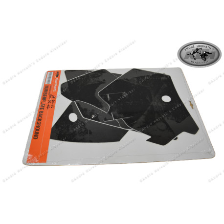 Number Plate Decal Set Black KTM SX 2005-2006 EXC 2005-2007 5480808820030 Original new old stock