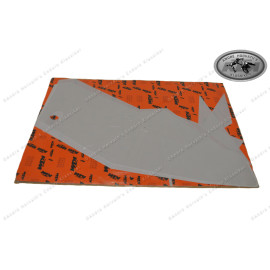 Number Plate Decal Set white KTM 950/990 Adventure 2003-2012 60012072000 Original New old stock