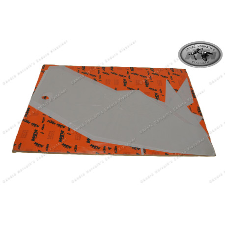 Number Plate Decal Set white KTM 950/990 Adventure 2003-2012 60012072000 Original New old stock