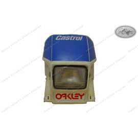 Acerbis Trophy Lichtmaske KTM 500 LC4  600 LC4  1990-1992 weiss Gebrauchtteil, Lampenfassung fehlt