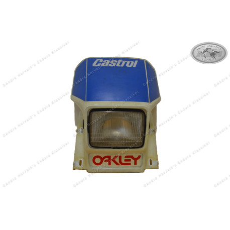 Acerbis Trophy Lichtmaske KTM 500 LC4  600 LC4  1990-1992 weiss Gebrauchtteil, Lampenfassung fehlt