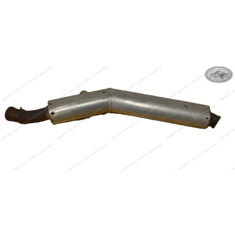 Schalldämpfer KTM 500 LC4 und 600 LC4 EXC 1990-1992 gebrauchter Zustand zum aufarbeiten, Schrauben für die Deckel fehlen