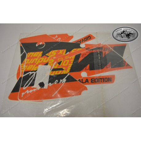 Spoiler Decal Set Six Days Giovanni Sala Edition KTM 400/525 Racing New old stock 59008190400