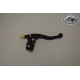 Brake lever short black for front drum brakes complete with bracket and adjusting screw