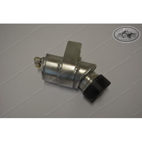 Expansion Tank Aluminium KTM 125 LC 1981 50035012000, new production in aluminium, cover included