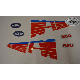 KTM 600 Spoiler und Tank Aufkleberkit Modell 1990