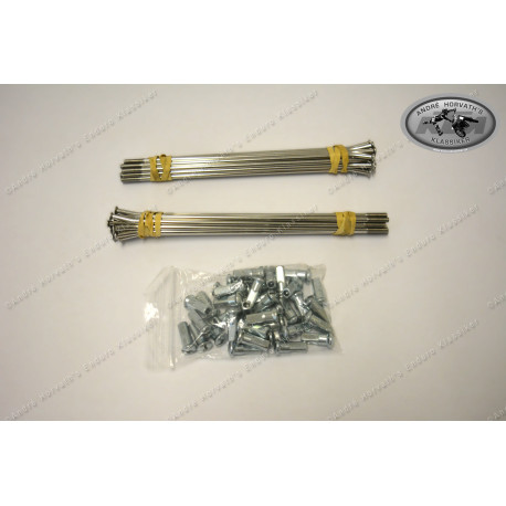 Spoke Kit Rear Stainless für Honda CR/CRF from 1991 on, 19 Inch rear wheel