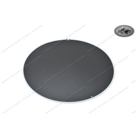 Decal oval black for number plate, all GS/MC models 1979-1981 with white outer lining
