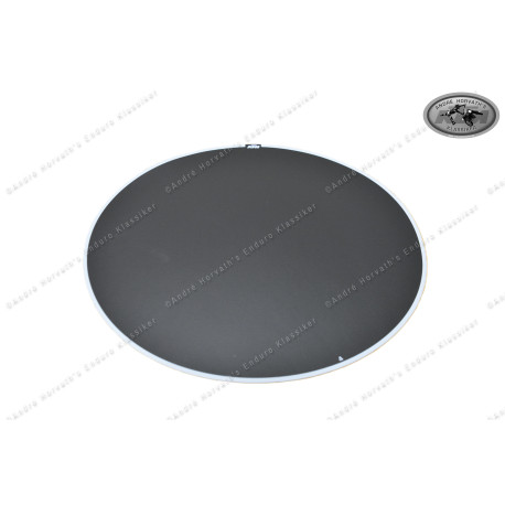 Decal oval black for number plate, all GS/MC models 1979-1981 with white outer lining