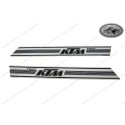 decal kit "Farioli" KTM models 1974/1975 white/black