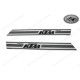 decal kit "Farioli" KTM models 1974/1975 white/black