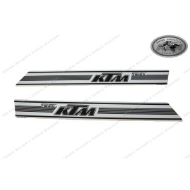 decal kit "Farioli" KTM models 1974/1975 white/black
