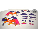Sticker Kit KTM 250/300 EXC Six Days Model 1994, includes all decals on the picture