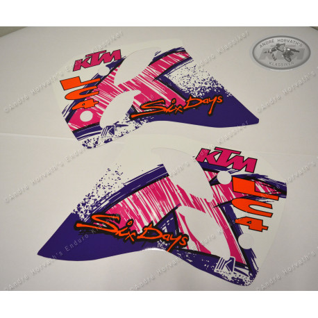 Spoiler Dekorsatz KTM 350/400/600/620 LC4 Six Days Sondermodell 1993