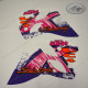 Spoiler Sticker Kit KTM 350/400/600/620 LC4 Six Days Model 1993, includes all decals on the picture