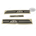decal kit KTM models 1974/1975 black/white
