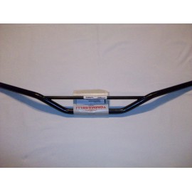 Steel Handlebar black Tommaselli Motocross low/middle high, ca. 80mm height and 880mm width with TUV