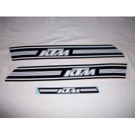 decal kit KTM models 1974/1975 black/white