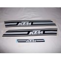 decal kit KTM models 1974/1975 black/white