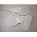 Seitendeckelsatz weiss Yamaha YZ 250/465 Modell 1980-1981 Reproduktion