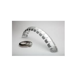André Horvath's - enduroklassiker.at - Spare Parts through 1996 - Aluminium Pipe Guard Silver