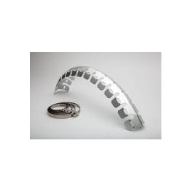 Aluminium Pipe Guard Silver