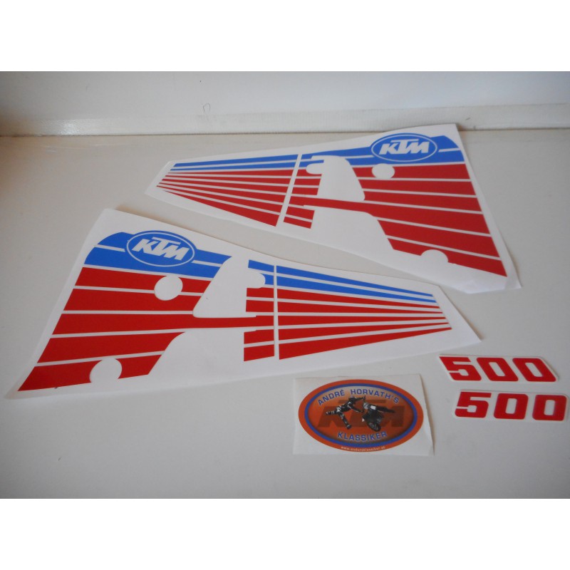 adesivi/adhesives/stickers/decal KTM GS 350 1981 cristal 