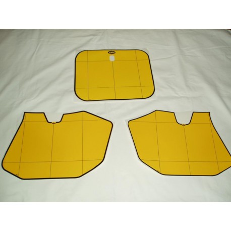 Number Plate decal kit yellow