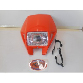 Headlight Cemoto in KTM EXC Style orange