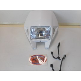 Headlight Cemoto in KTM EXC Style white