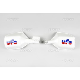 Handguards White UFO for Models with Front brake disc