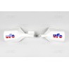 Handguards White UFO for Models with Front brake disc