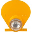 Preston Petty Headlight Number Plate Dark Yellow