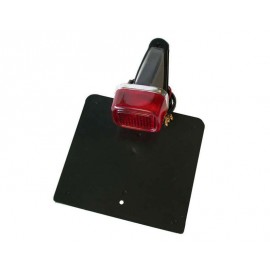 Rear Rubber Number Plate Holder GS Enduro with Taillight, 175x165mm